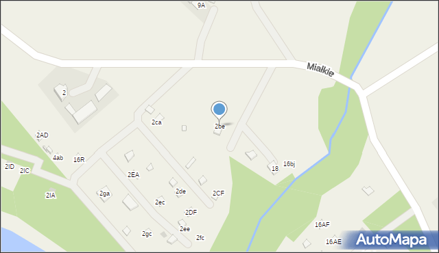 Głuszynek, Głuszynek, 2be, mapa Głuszynek