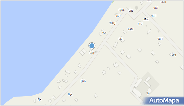 Głuszynek, Głuszynek, 9AT, mapa Głuszynek