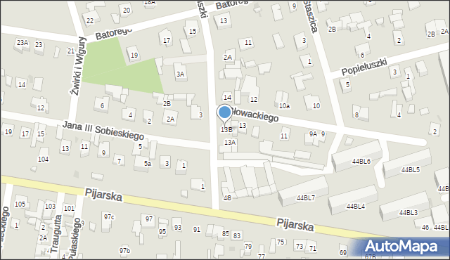 Góra Kalwaria, Głowackiego Bartosza, 13B, mapa Góra Kalwaria