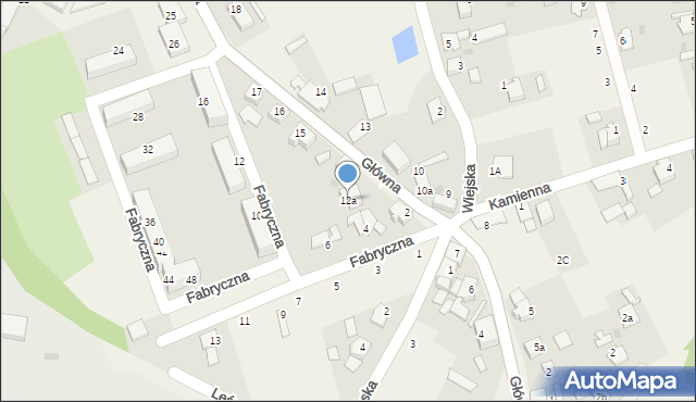 Górażdże, Główna, 12a, mapa Górażdże