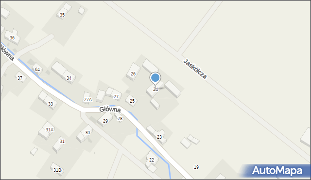 Gostków, Główna, 24, mapa Gostków