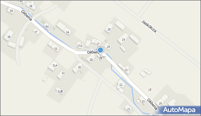 Gostków, Główna, 28, mapa Gostków