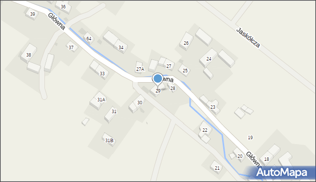 Gostków, Główna, 29, mapa Gostków
