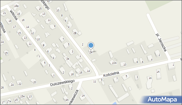 Goworowo, Głowackiego Bartosza, 2A, mapa Goworowo