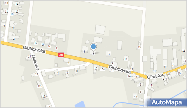 Grobniki, Głubczycka, 5, mapa Grobniki