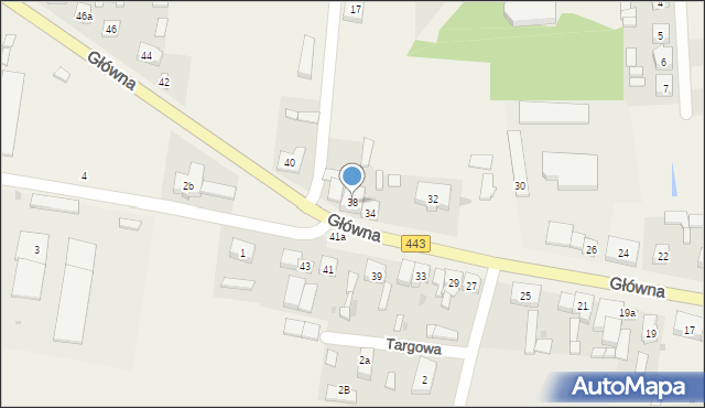 Grodziec, Główna, 38, mapa Grodziec