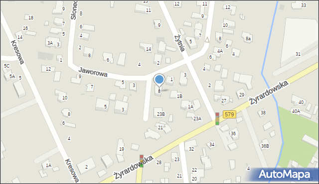 Grodzisk Mazowiecki, Głogowa, 8, mapa Grodzisk Mazowiecki