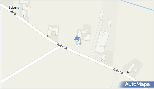 Grodzisko, Główna, 64, mapa Grodzisko