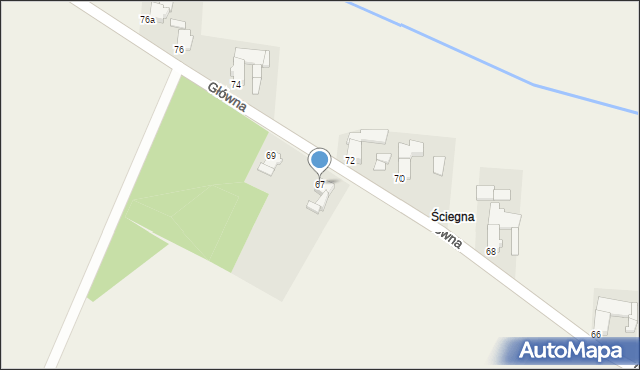 Grodzisko, Główna, 67, mapa Grodzisko