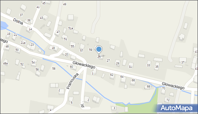 Grojec, Głowackiego Bartosza, 25, mapa Grojec