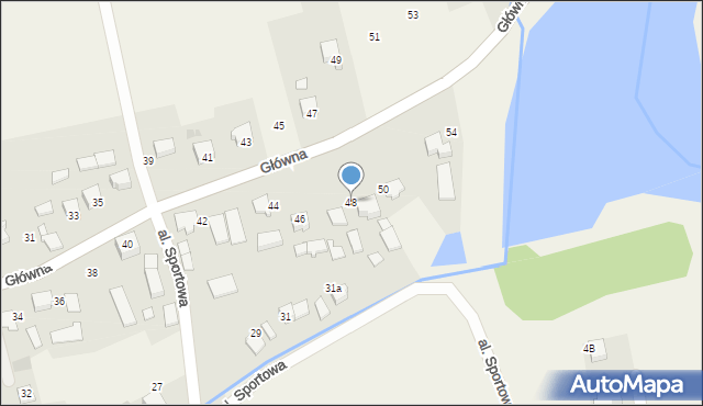 Grojec, Główna, 48, mapa Grojec