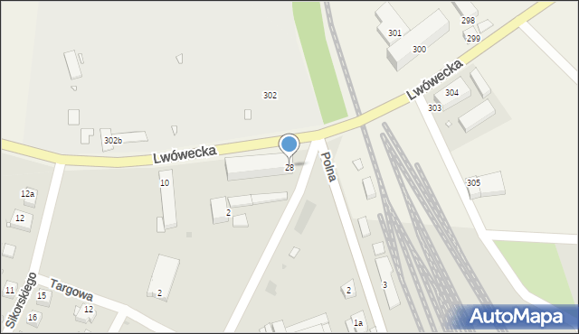 Gryfów Śląski, Gliniana, 28, mapa Gryfów Śląski