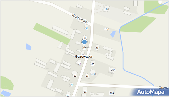 Guzowatka, Główna, 55, mapa Guzowatka