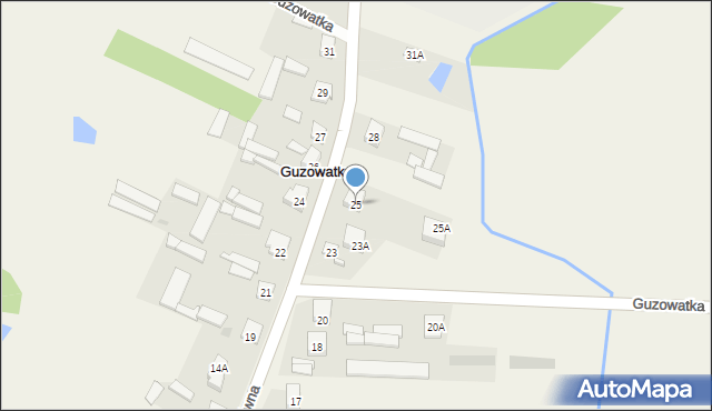Guzowatka, Główna, 56, mapa Guzowatka