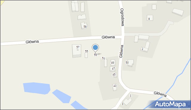 Hażlach, Główna, 53, mapa Hażlach