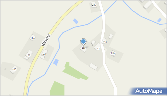 Jabłów, Główna, 44c, mapa Jabłów