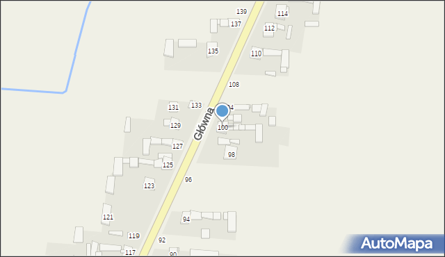 Janików, Główna, 100, mapa Janików