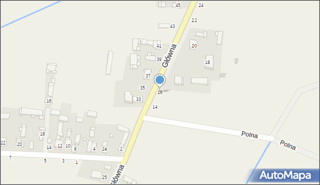 Janików, Główna, 16, mapa Janików