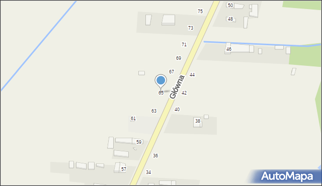 Janików, Główna, 65, mapa Janików