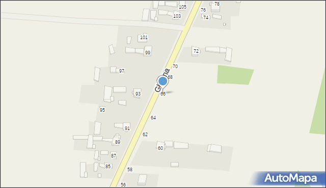 Janików, Główna, 66, mapa Janików