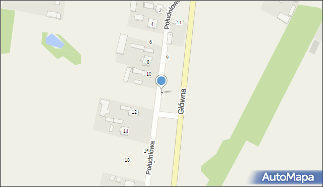 Janików, Główna, 7, mapa Janików