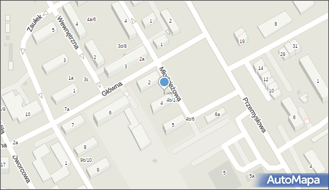 Janikowo, Główna, 4a, mapa Janikowo