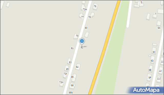 Jarocin, Glinki, 82, mapa Jarocin