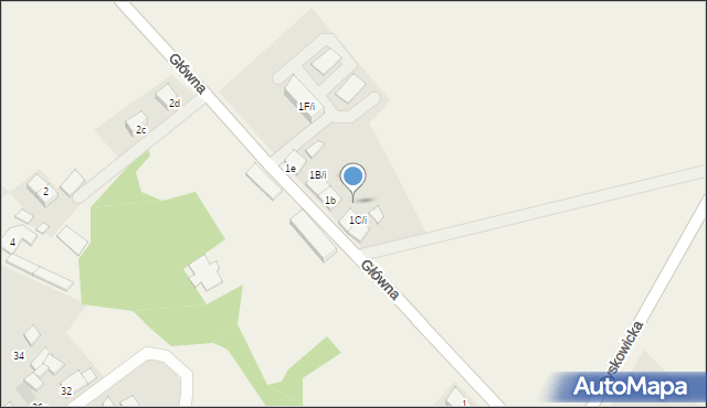 Jasiona, Główna, 1C/ii, mapa Jasiona