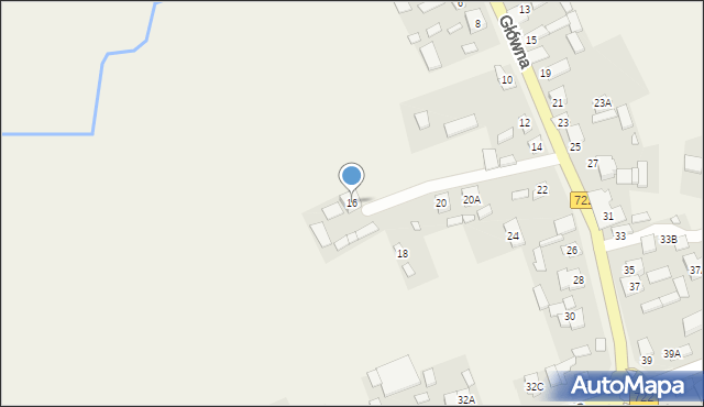 Jazgarzew, Główna, 16, mapa Jazgarzew