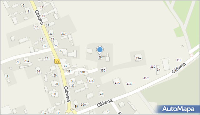 Jazgarzew, Główna, 29, mapa Jazgarzew