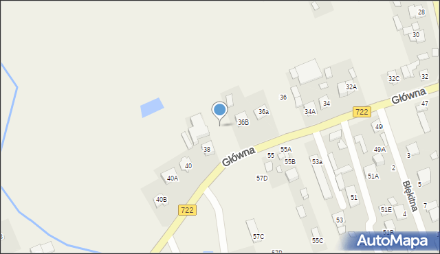 Jazgarzew, Główna, 36c, mapa Jazgarzew