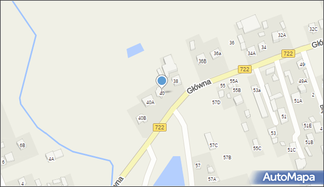 Jazgarzew, Główna, 40, mapa Jazgarzew