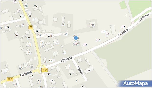 Jazgarzew, Główna, 41A, mapa Jazgarzew