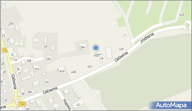 Jazgarzew, Główna, 41D, mapa Jazgarzew