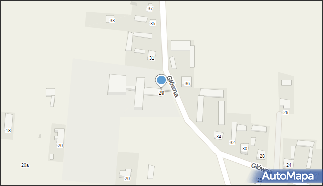 Jedlanka, Główna, 29, mapa Jedlanka