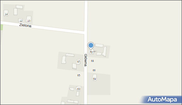 Jedlanka, Główna, 70, mapa Jedlanka