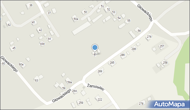Jedlicze, Głowackiego Bartosza, 57, mapa Jedlicze