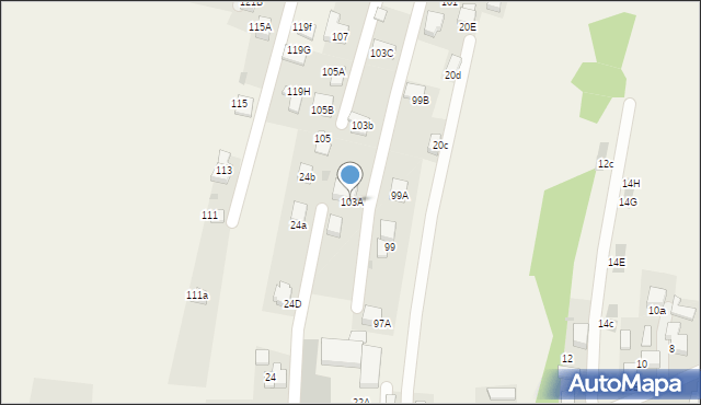 Jejkowice, Główna, 103A, mapa Jejkowice