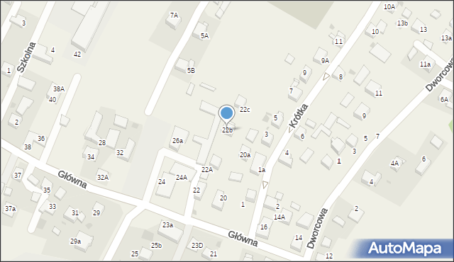 Jejkowice, Główna, 22b, mapa Jejkowice