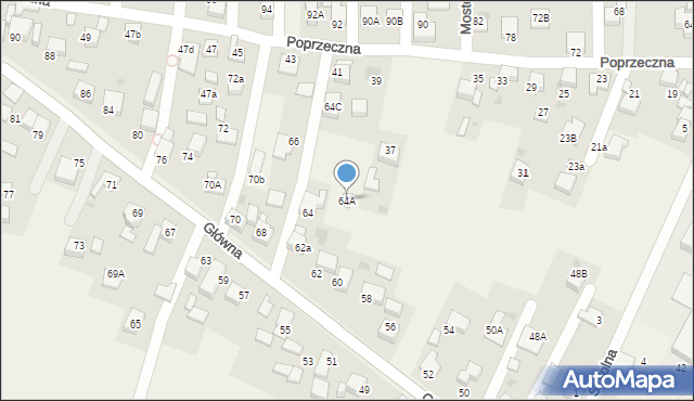 Jejkowice, Główna, 64A, mapa Jejkowice