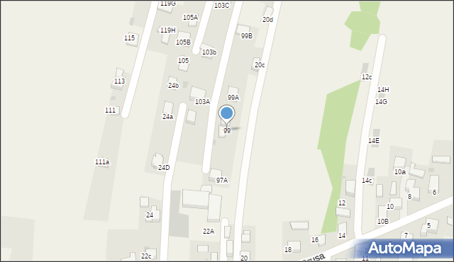 Jejkowice, Główna, 99, mapa Jejkowice