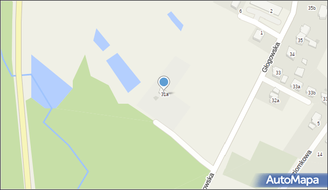 Jerzmanowa, Głogowska, 31a, mapa Jerzmanowa