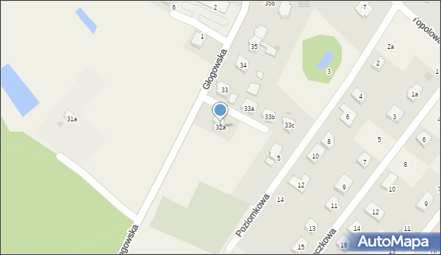 Jerzmanowa, Głogowska, 32a, mapa Jerzmanowa