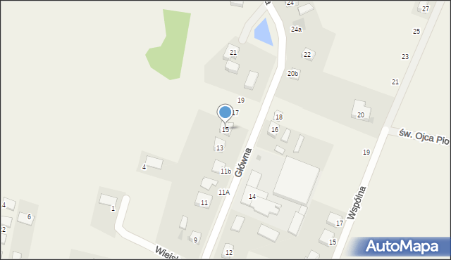 Jeszkowice, Główna, 15, mapa Jeszkowice