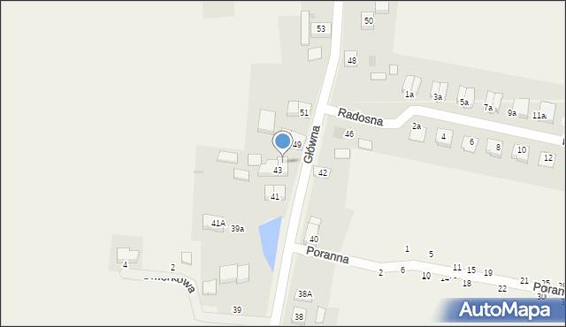 Jeszkowice, Główna, 47, mapa Jeszkowice