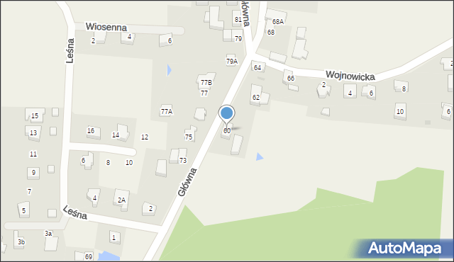 Jeszkowice, Główna, 60, mapa Jeszkowice