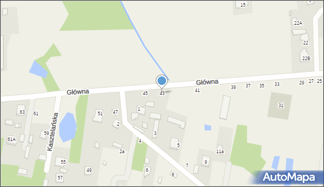 Jeziórko, Główna, 43, mapa Jeziórko