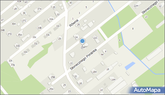 Józefów, Główna, 22A, mapa Józefów