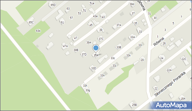 Józefów, Główna, 35A, mapa Józefów