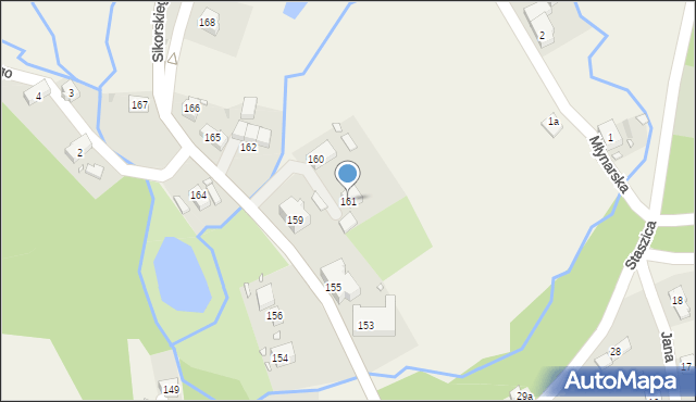 Jugów, Główna, 161, mapa Jugów